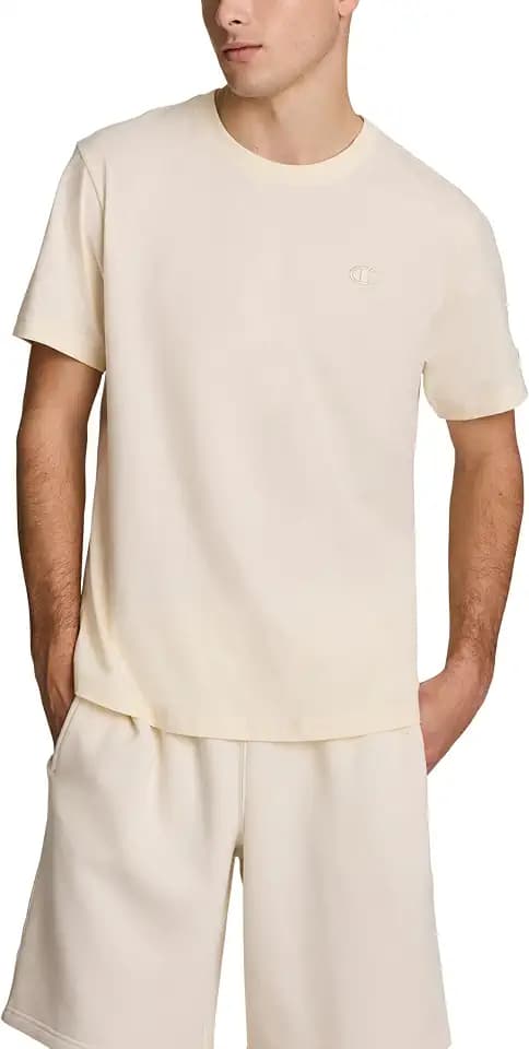 Champion Men's Classic Short Sleeve T-Shirt, Standard Fit, Midweight 100% Cotton, Available in Regular and Big & Tall