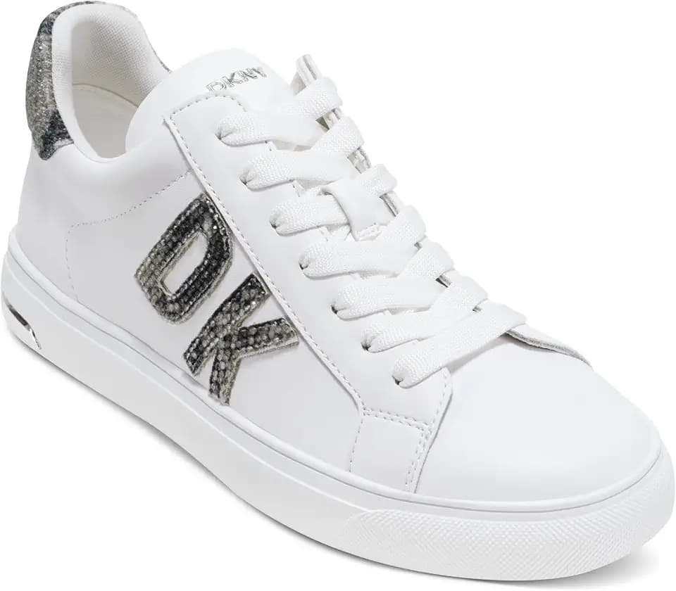 DKNY Women's Abeni Low Top Sneaker with Logo
