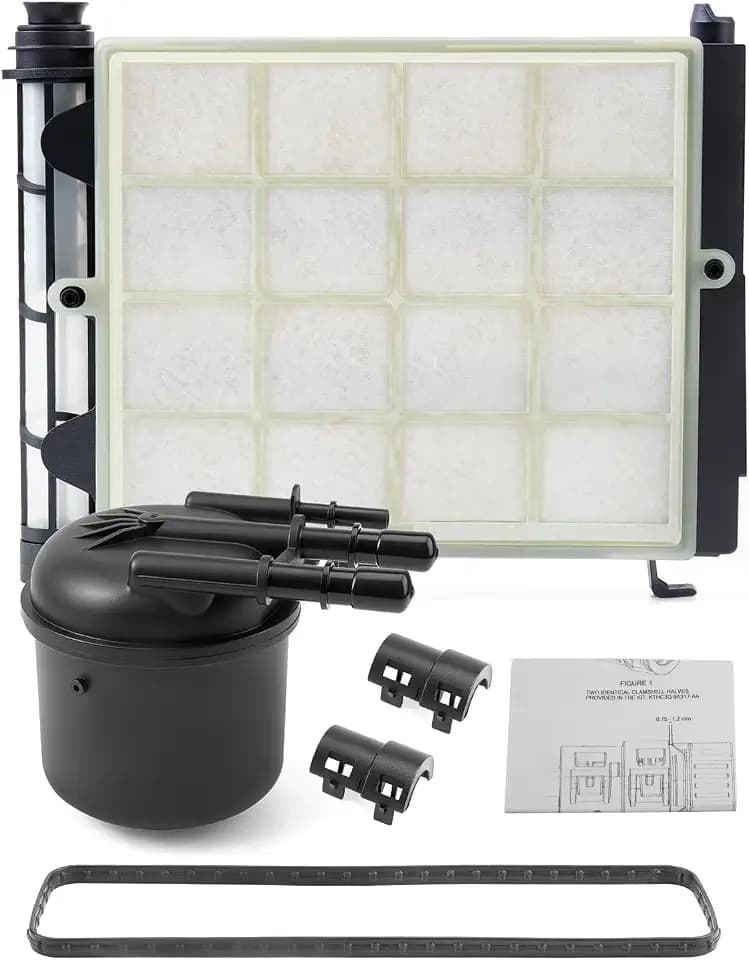 6.7 Powerstroke Diesel Fuel Filter Kit Compatible with 2017-2022 Ford F250/F350/F450/F550 Super Duty 6.7L V8 Replaces FD4625, FD4624, HC3Z-9N184-B, HC3Z-9N184-C Automotive Replacement