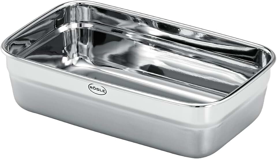 RÖSLE Dose FLEXX 2GO 1,5 L eckig, Lunchbox aus Edelstahl, silbern
