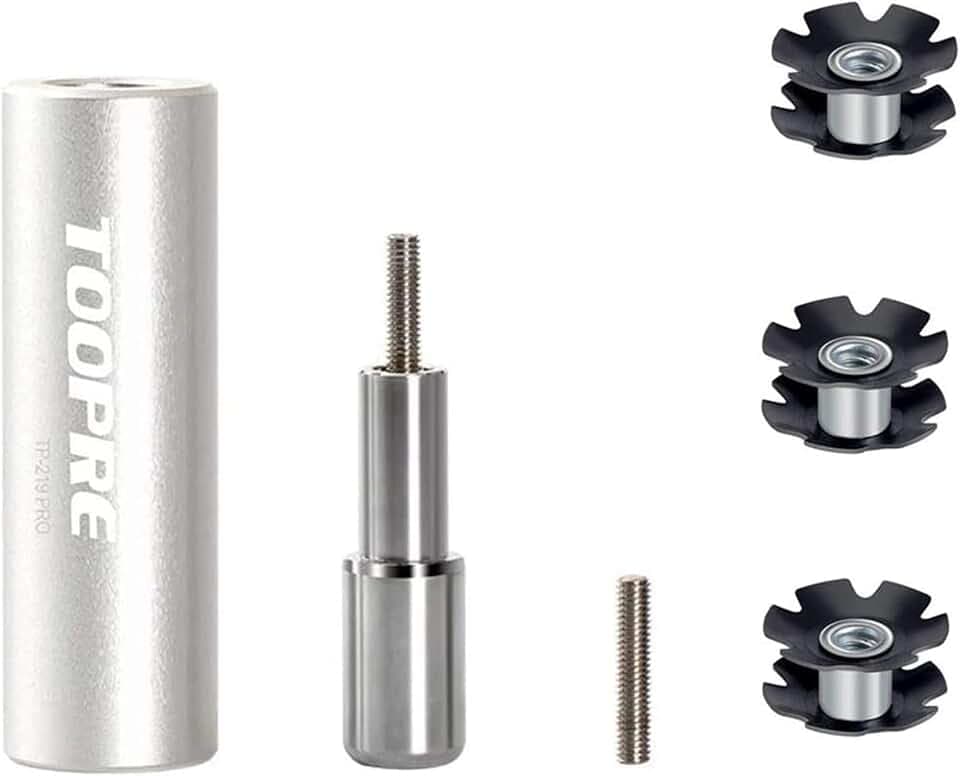 Fahrradgabel Sternmutter Setter Einbau Mutter Einstellwerkzeug,MTB Bike Gabel Stern Mutter Einstellung Installer,Installateur Sternmutter Einsatzwerkzeugfür 7/8,1,1-1/8 Zoll