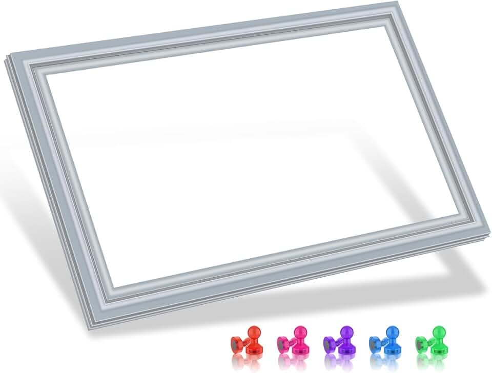 UPGRADED W10407216 Freezer Door Gasket Compatible with Whirlpool Refrigerator Freezer Door Seal W10248749 W10685869 KitchenAid Kenmore Refrigerator Door Gasket WRF736SDAM13 WRF757SDHZ07 WRF736SDAM14