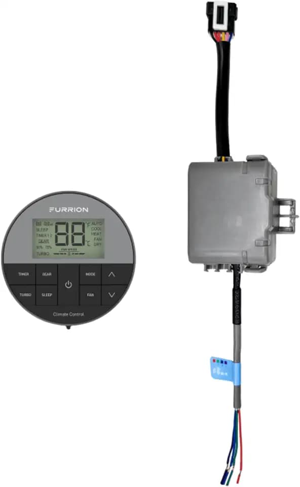 Lippert 2024042659 Furrion Enhanced Single Zone Backlit Led Wall Thermostat (R32)