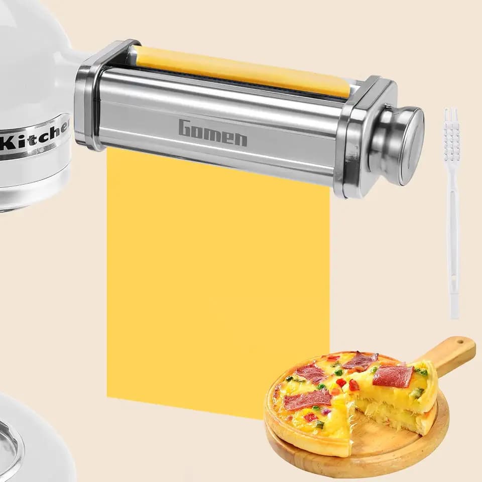 Pasta Roller Attachment for Kitchenaid Stand Mixer, 8 Adjustable Settings