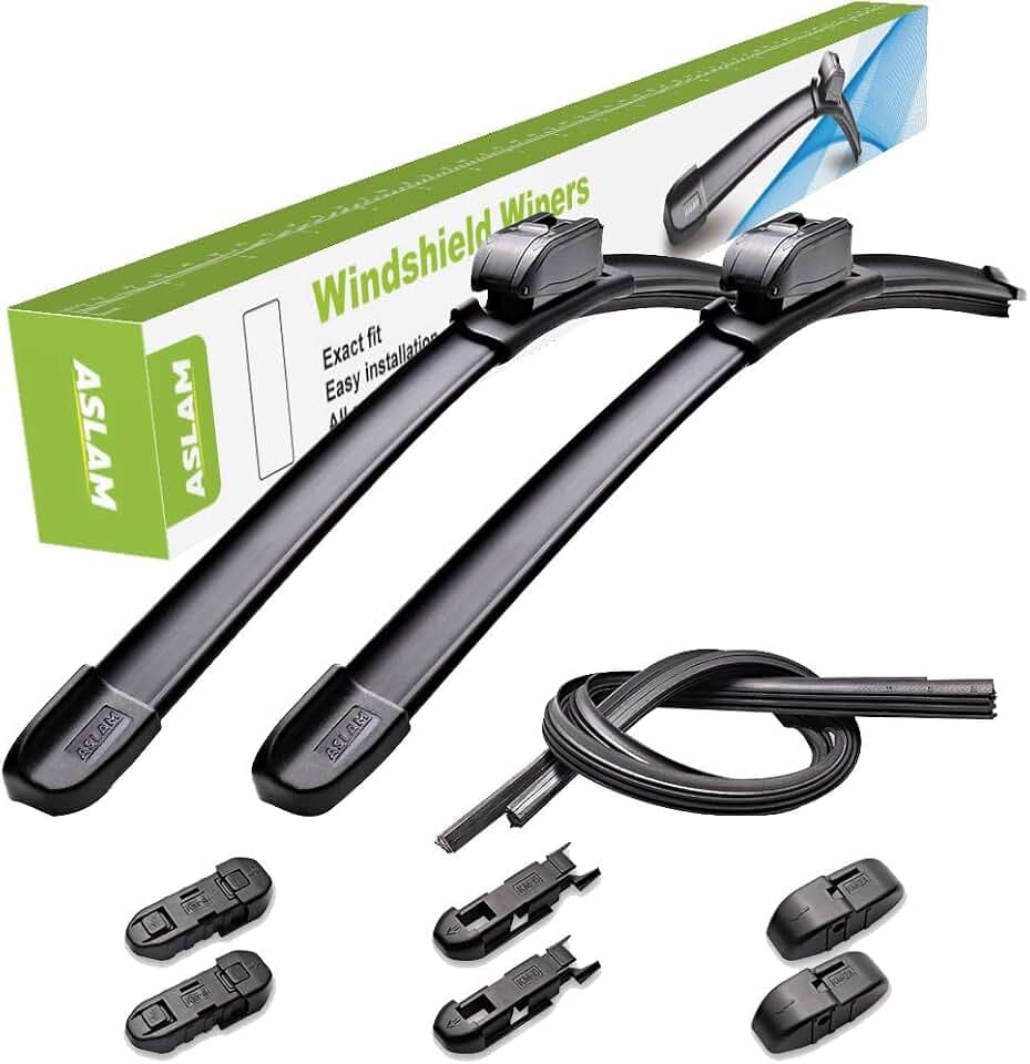 ASLAM 26 and 20 Inch Front Windshield Wipers(don't fit model y）