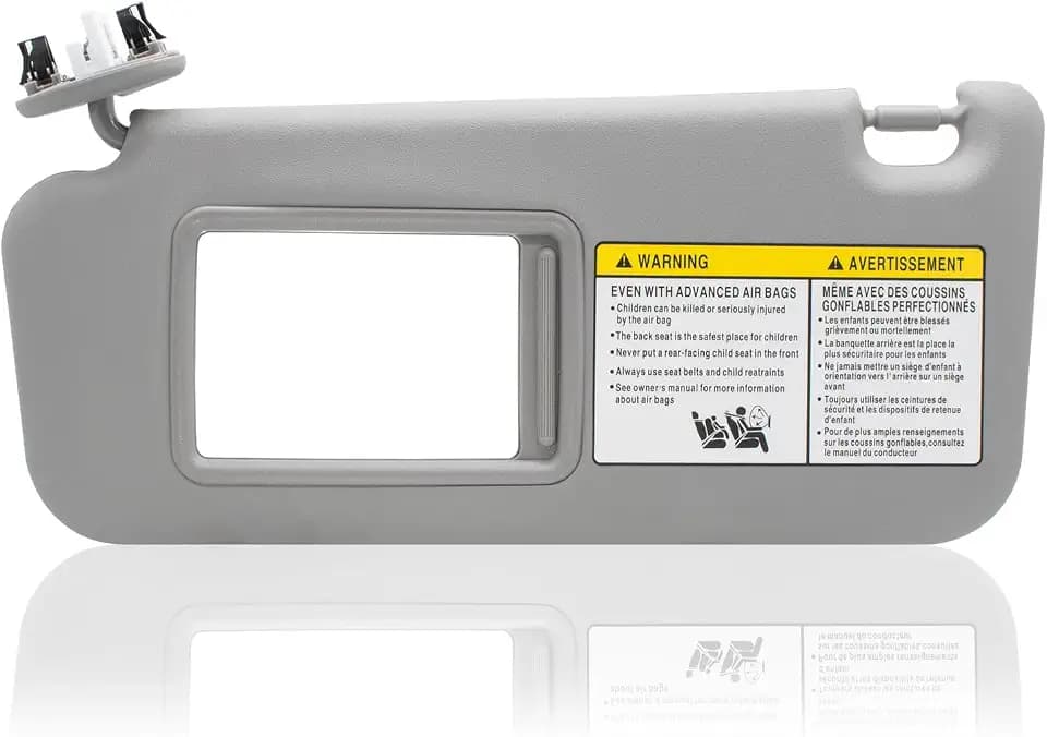 Left Driver Side Sun Visor Compatible with Toyota RAV4 2006-2013