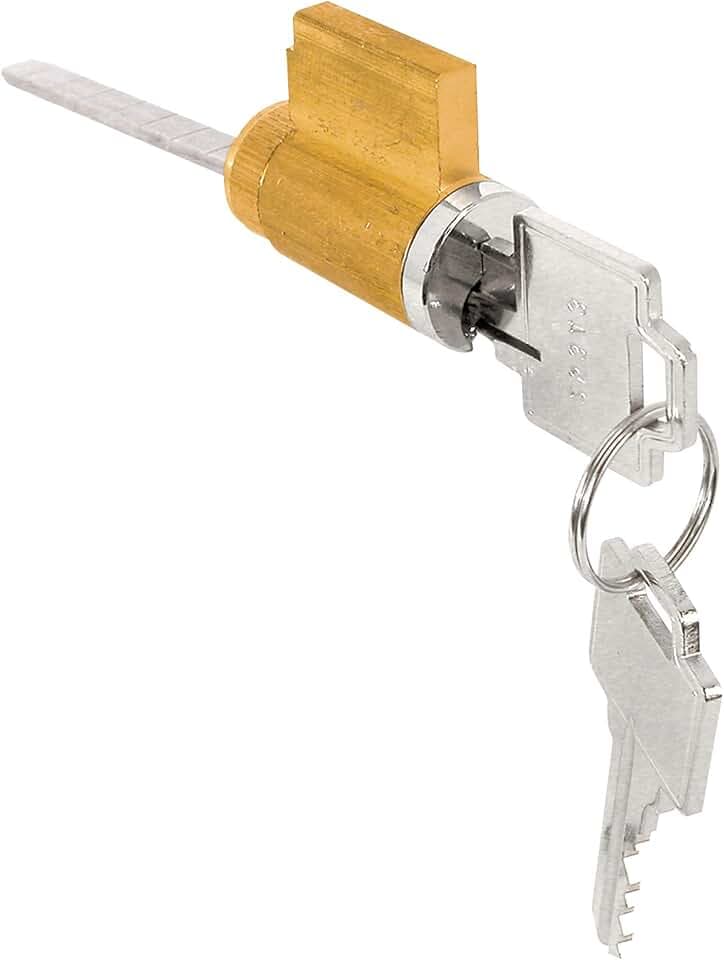 Prime-Line MP2000 Cylinder Lock, 1-7/8 In. Tailpiece, Fits Weiser, Kwikset and Weslock with 2 Keys (Single Pack), Chrome