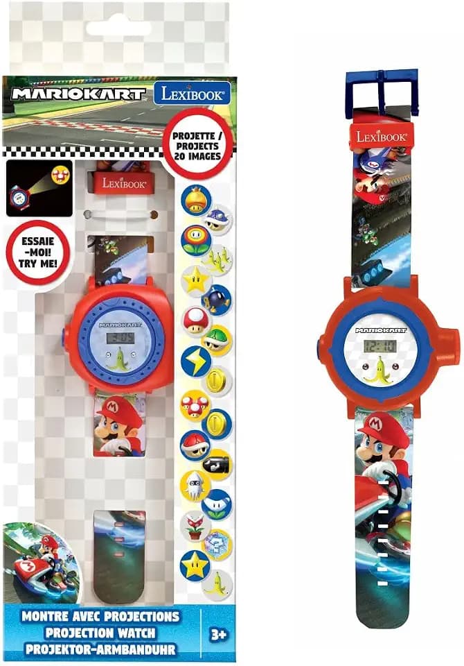Lexibook, Mario Kart, Projektionsuhr, DMW050NILXB