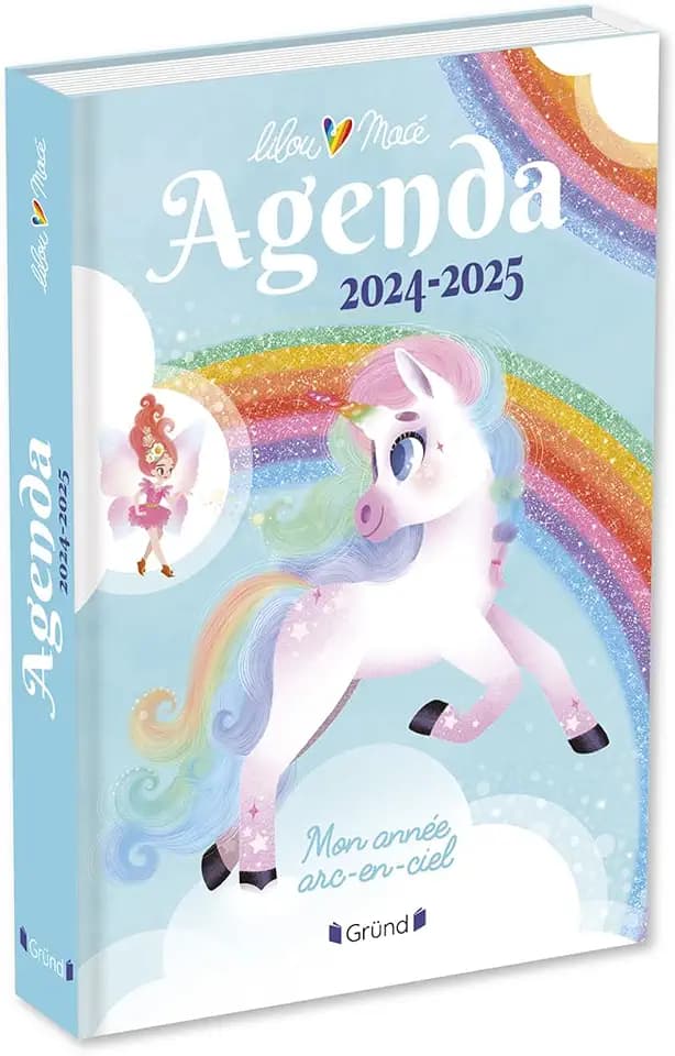 Agenda Lilou la licorne 2024-2025