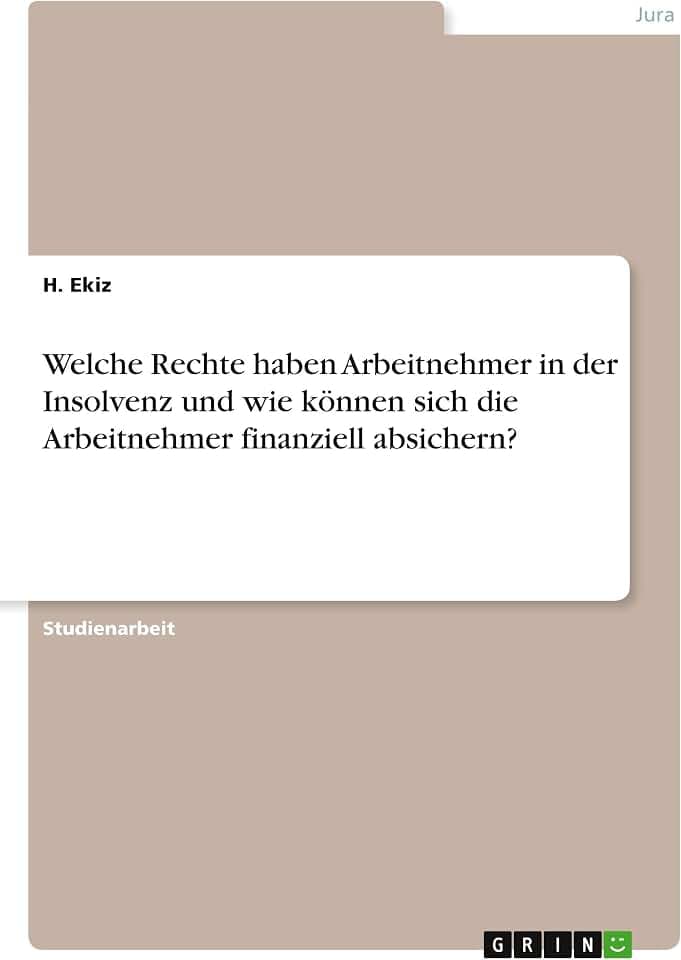 Welche Rechte haben Arbeitnehmer in der Insolvenz und wie können sich die Arbeitnehmer finanziell absichern?