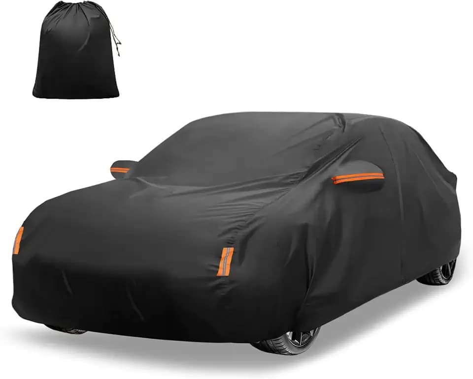 X AUTOHAUX Waterproof Full Car Cover for Honda Accord Sedan/Coupe 210D-PU
