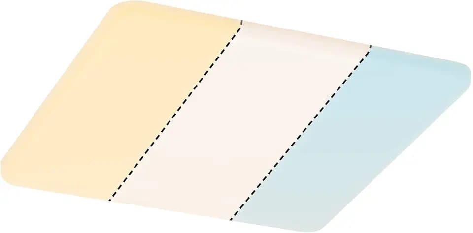 Paulmann 95380 LED Panel Einbauleuchte Veluna VariFit IP44 Warmweiß White Switch 215x215mm eckig incl. 1x14 Watt Transparent Kunststoff 3000 K