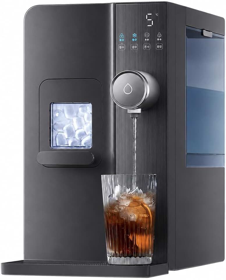 3-in-1 Countertop Water Bar with Ice Maker, Hot & Cold Water Dispenser, 7-Stage Filter, 7 Temp Settings