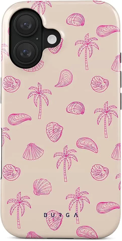 BURGA Unisex Phone Case for iPhone 16, Dual-Layer Protective Cover