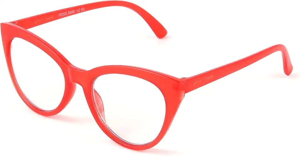 Betsey Johnson Women's Rhett Cat Eye Blue Light Reading Glasses