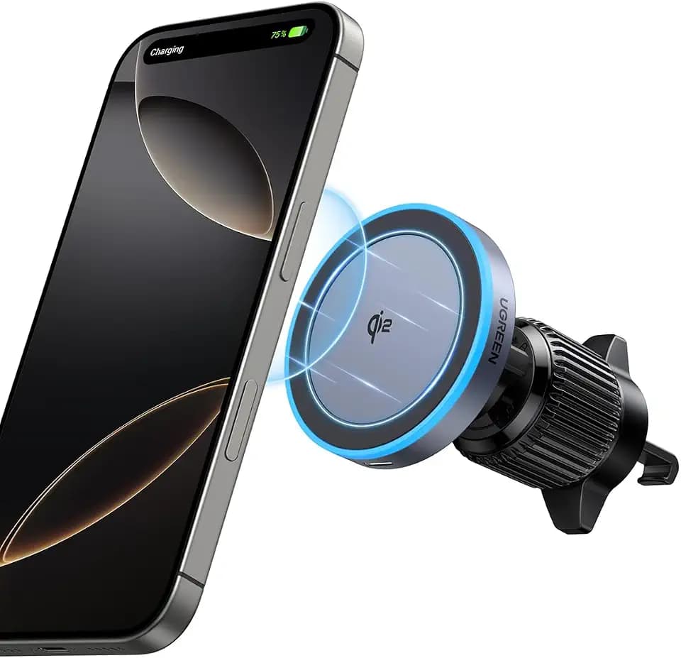 UGREEN Qi2 zertifizierte 15W Magsafe Autohalterung für iPhone 12-17