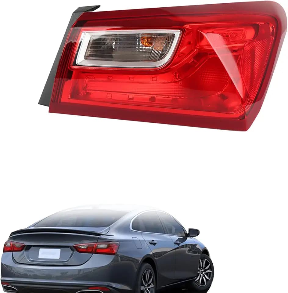 labwork RH Tail Light Replacement for Malibu 2016-2021 Tail Light Lamp Rear Outer Passenger Sides GM2805122