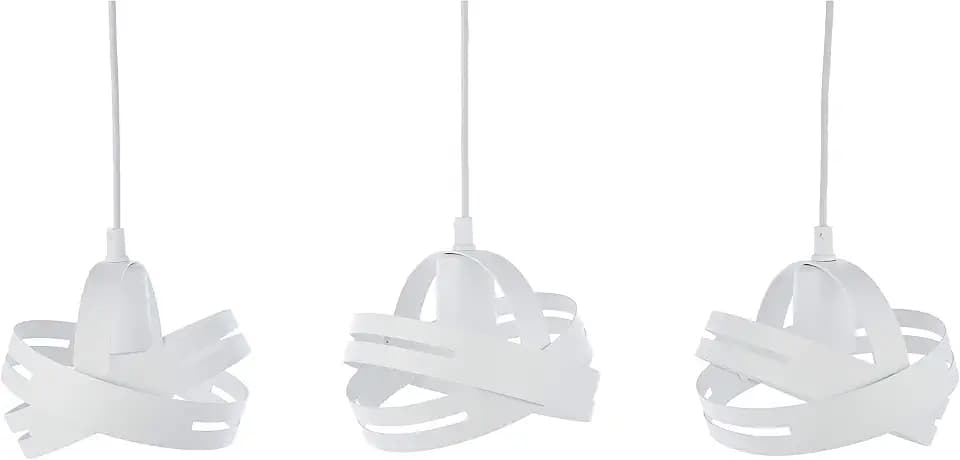 Homemania Hängelampe, Metall, Weiß
