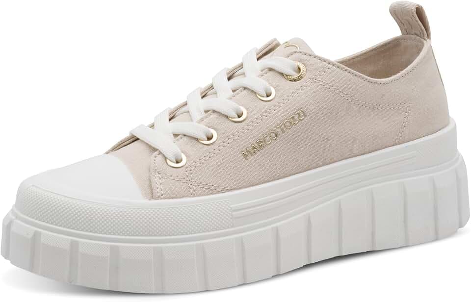 MARCO TOZZI Damen Sneaker weiches Feel Me Wechselfußbett Modern