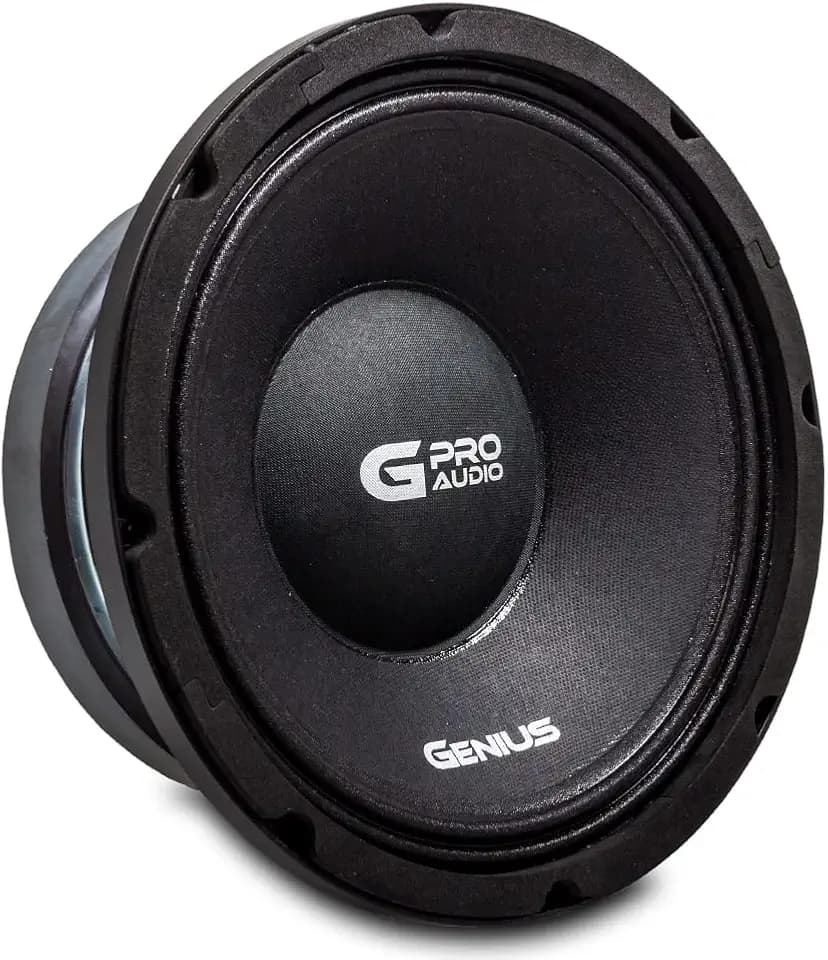 Genius GPRO-M0910 Professional Midbass Car Audio Speaker Aluminum Basket (10" / 700 Watts)