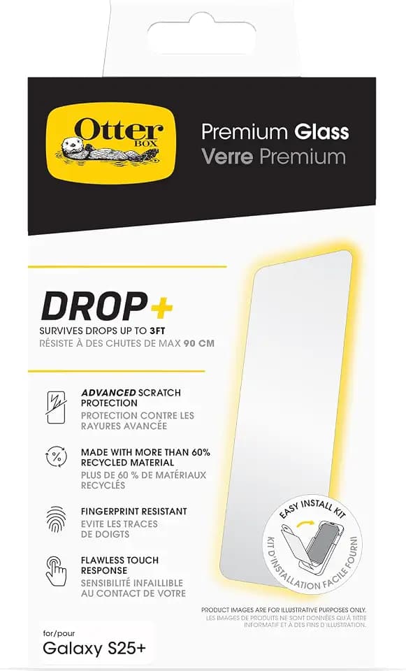 OtterBox Premium Glass Displayschutz für Samsung Galaxy S25+/S24+