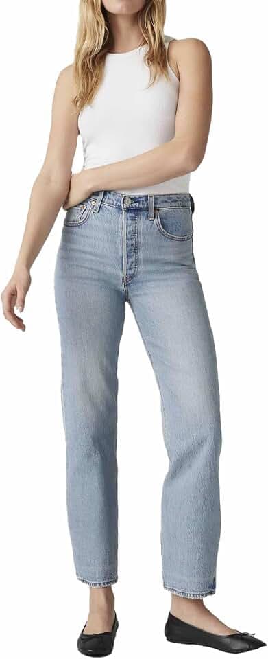 Levi's Damen Jeans Ribcage Straight Ankle