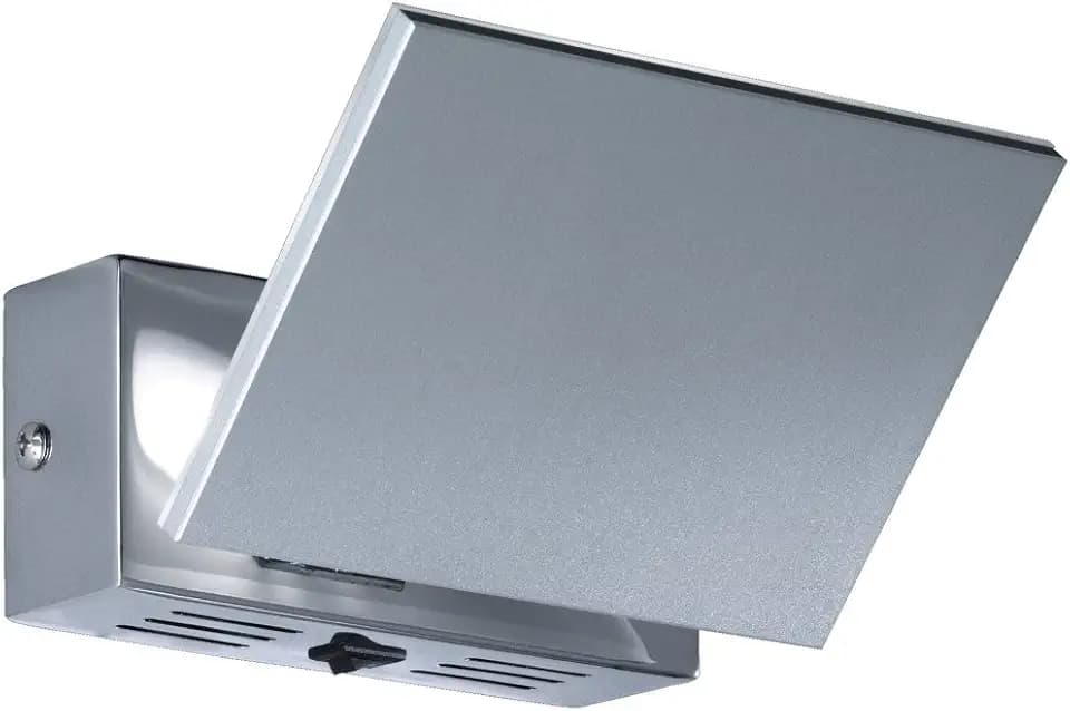 Trio Leuchten LED-Wandleuchte in Aluminium gebürstet, inklusive 1 x 5W LED mit Schalter, 15 x 10 cm 221970105
