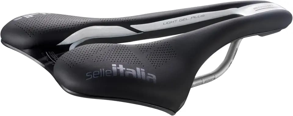 Selle Italia SLR Boost Endurance TI 316 Superflow - Rennrad, Gravel & Reisefahrradsattel, bequem mit Gel & Superflow Loch, TI 316 Rahmen