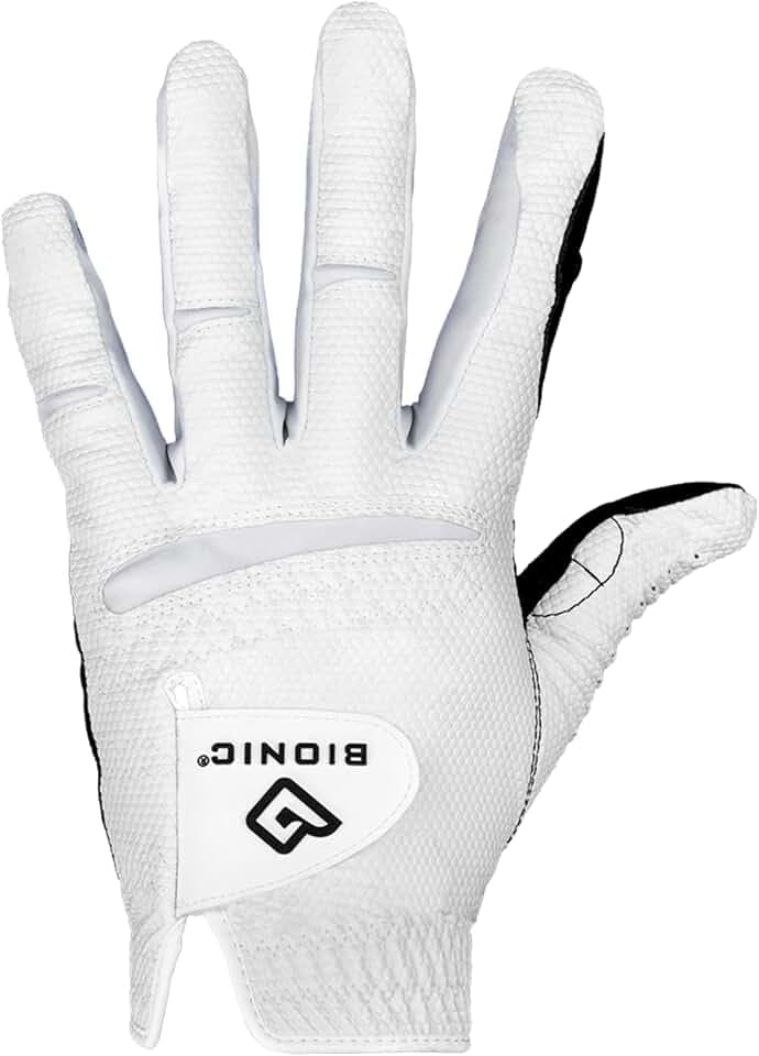 2020 New Improved 2X Long Lasting Bionic RelaxGrip Golf Glove with Patented Double-Row Finger Grip System