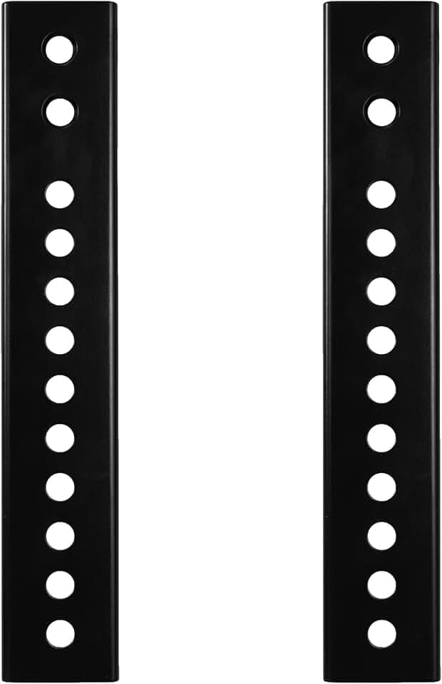 VIVO Vertical VESA Extender Plate Bracket Kit Designed for Low VESA Pattern TV’s, Fits TV Ceiling Mounts, 2 Brackets, Black, MOUNT-AD165