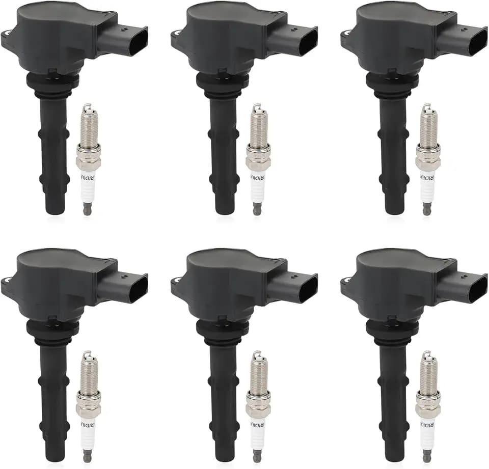 JDMON Ignition Coil Spark Plugs UF535 Compatible with Mercedes-Benz C300