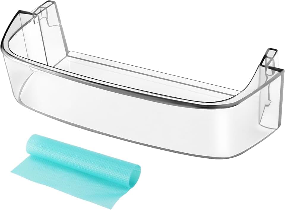 WPW10430639 W10324876 Freezer Refrigerator Door Shelf Bin Compatible with Whirl-pool Ken-more Refrigerator Side Door Shelves Replacement, Replaces W10430639 WPW10430639VP By MIFLUS