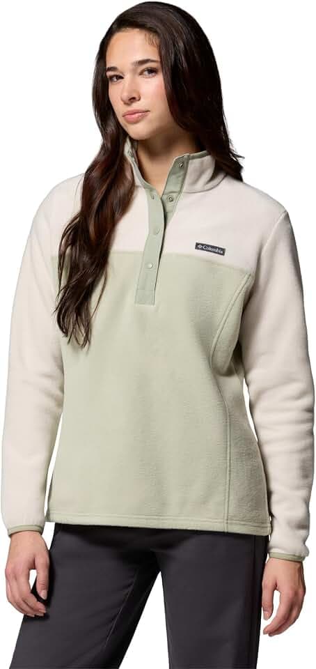 Columbia Benton Springs II Pullover-Fleecejacke für Damen mit halber