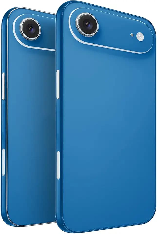 2 Pack of Phone Skins for Apple iPhone Air - Solid Blue| Protective Vinyl Covers | Matte Finish | Made in The USA by MightySkins