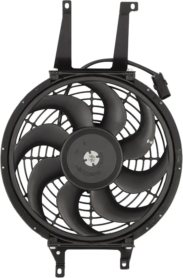 SCITOO Engine Cooling Fan Assembly compatible with Cadillac Chevrolet GMC