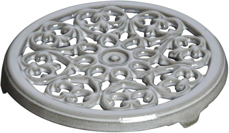 STAUB Topfuntersetzer Lilie 23 cm, Gusseisen, Graphitgrau