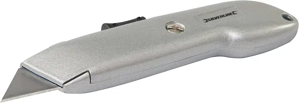 Silverline CT11 Universal-Sicherheitsmesser mit automatischem Klingenrückzug 140 mm