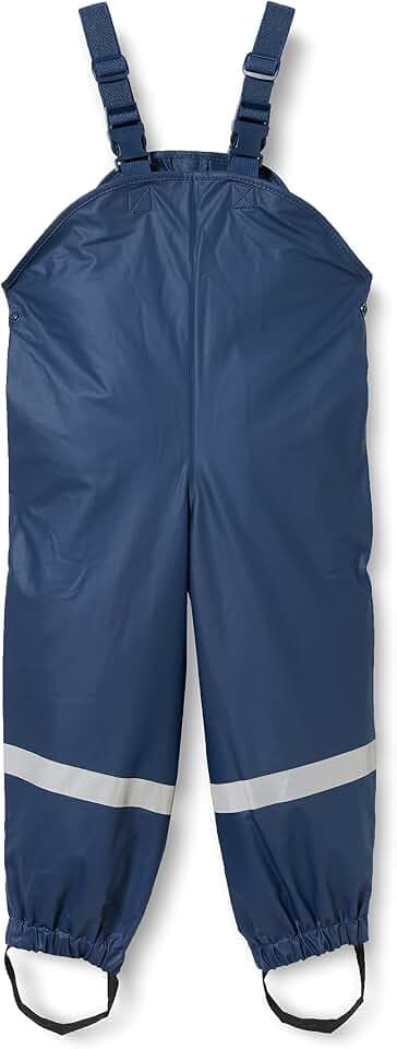 Playshoes Unisex Kinder Wind- und wasserdichte Regenhose Regenbekleidung Matschhose Regenlatzhose Ungefüttert