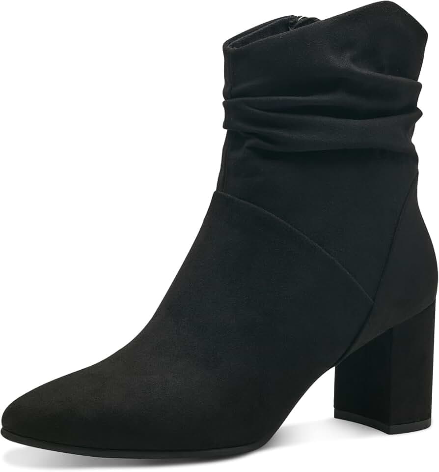 MARCO TOZZI Damen Stiefeletten mit Absatz Elegant Blockabsatz