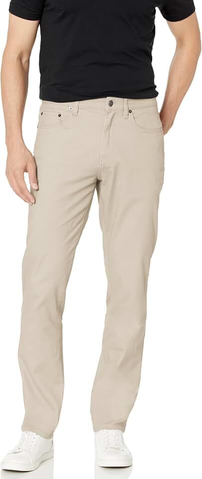 Amazon Essentials Men's 5-Pocket Stretch Twill Pants