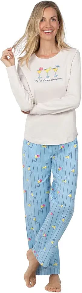 PajamaGram Women's Margaritaville Pajamas for Women Cotton