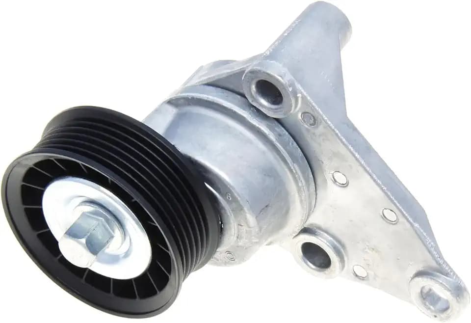 ACDelco Gold 38158 Drive Belt Tensioner Assembly with Pulley, Aluminum w/ Black Pulley