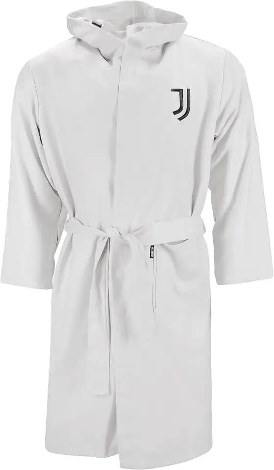 JUVENTUS Unisex Bademantel aus Mikrofaser Bademantel aus Mikrofaser