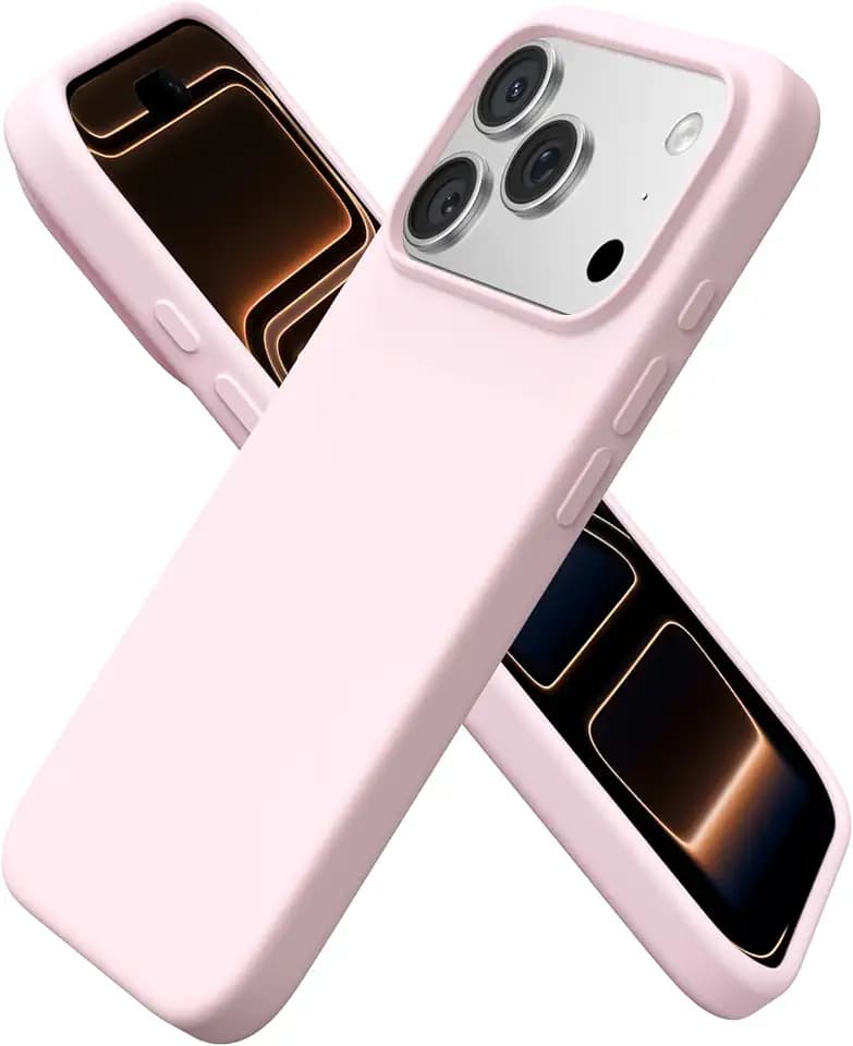 ORNARTO für iPhone 17 Pro Hülle aus Silikon 6,3 Zoll - Rosa