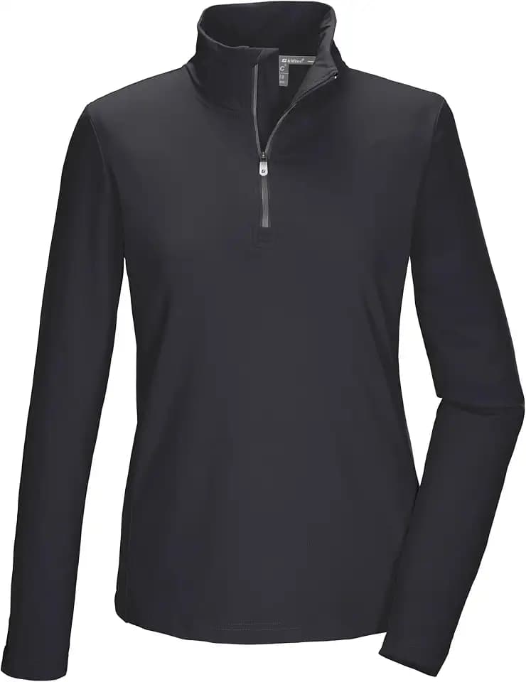 Killtec Damen Funktionsshirt/Fleeceshirt mit Stehkragen und Reißverschluss
