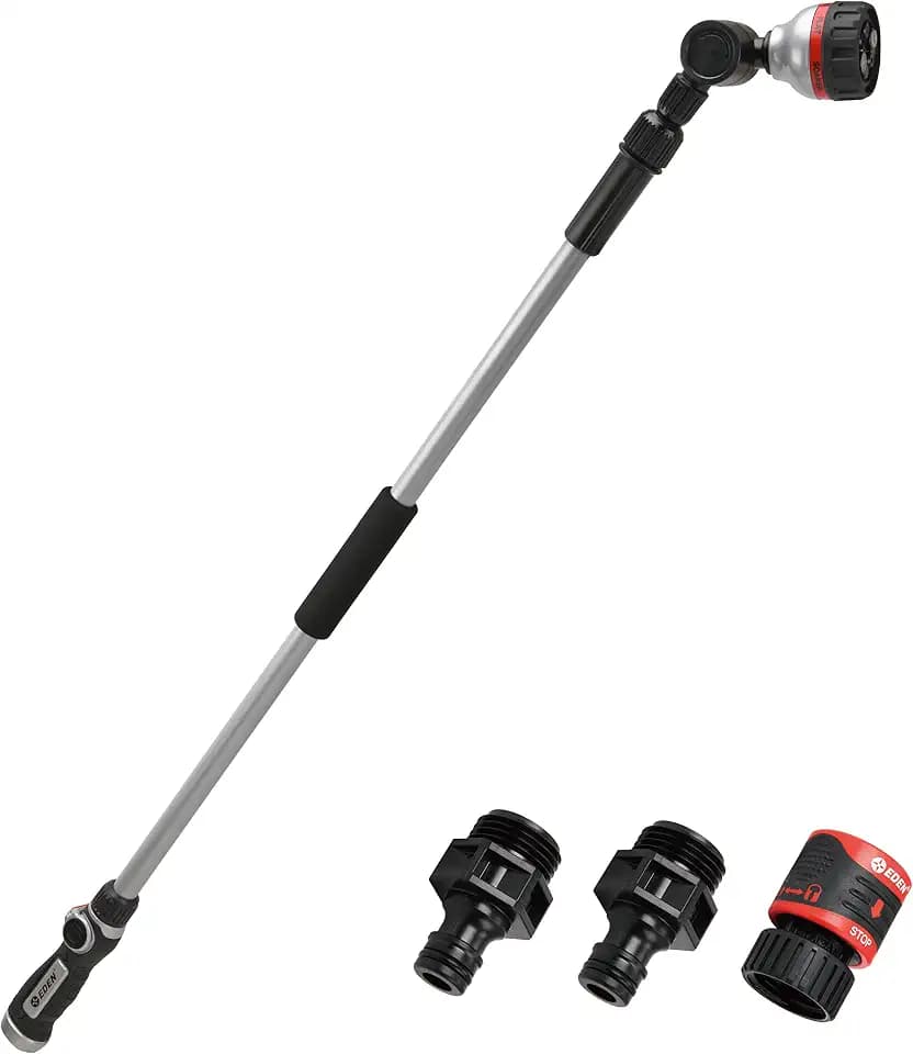 Eden 94624 Pro Metal 6-Pattern Turbo Extension Watering Wand
