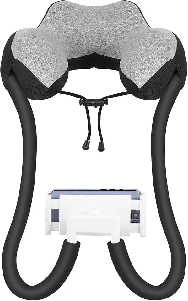 MoKo Neck Phone Holder, Lazy Gooseneck Pillow Stand for 5.5"-11" Devices