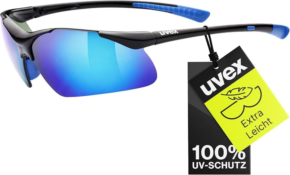 uvex sportstyle 223 - Sportbrille für Damen und Herren - 100% UVA-, B, C Schutz - druckfreier Sitz & perfekter Halt