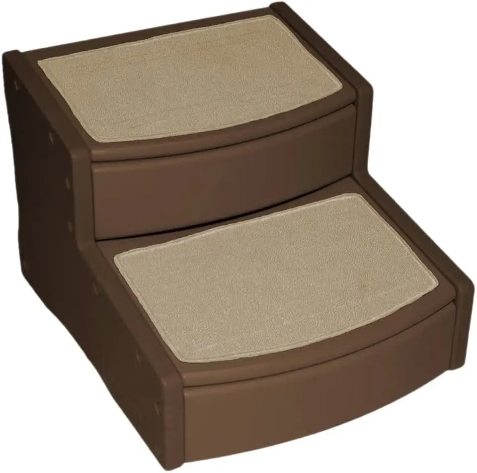 Pet Gear Easy Step II Extra Wide Pet Stairs, Chocolate