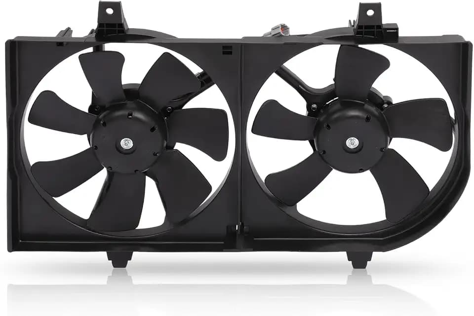 SCITOO 620730 Dual Radiator Condenser Fan Compatible with Nissan